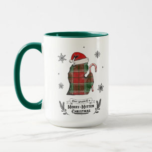 Caneca de Natal do Michigan