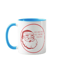 Caneca de Natal do Papai Noel Café Engraçado e Div