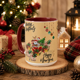 Caneca de Natal e Ano Novo