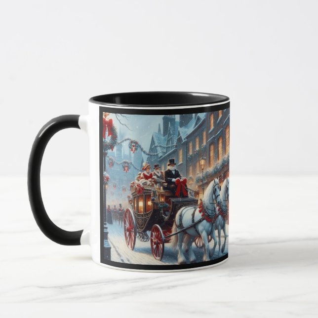 Caneca de Natal e Carraige (Esquerda)