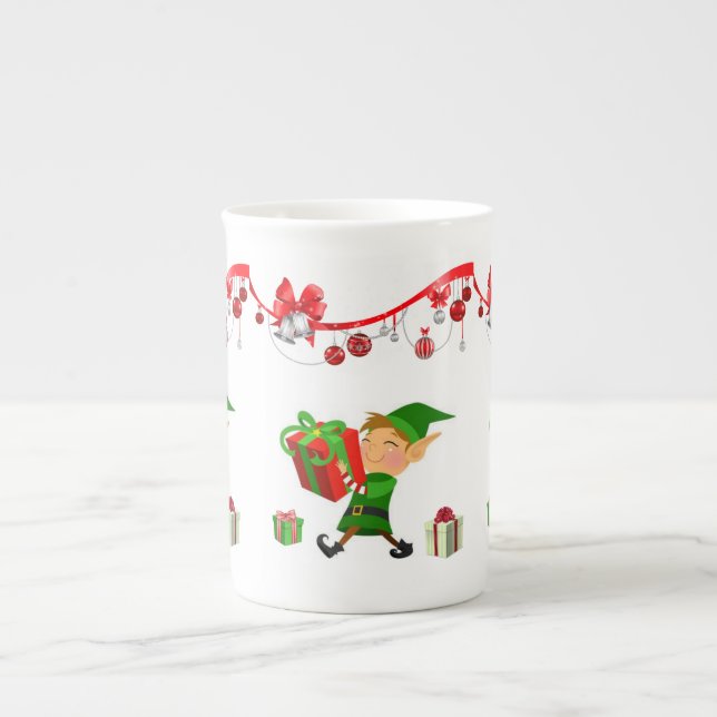 Caneca de Natal, Elf, Feliz Natal (Frente)