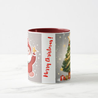 Caneca de Natal Exclusiva: Papais noeis Vermelhos,