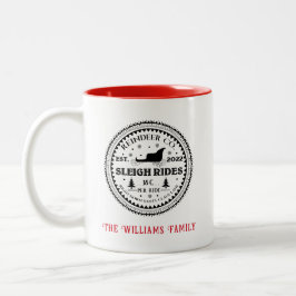 Caneca de Natal Festiva Personalizada