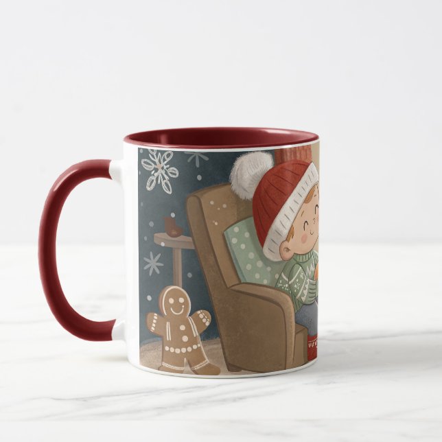 caneca de natal fofa (Esquerda)