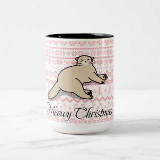 caneca de Natal meowy