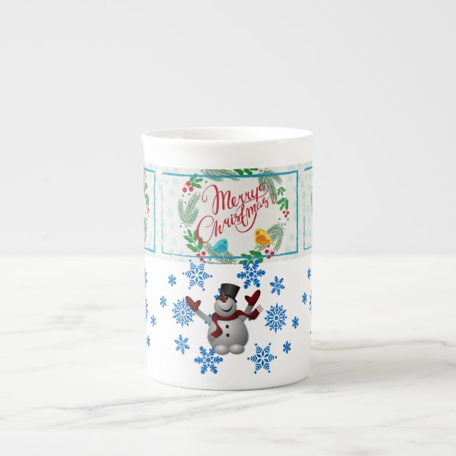 Caneca de Natal, Neve, Feliz Natal (Frente)