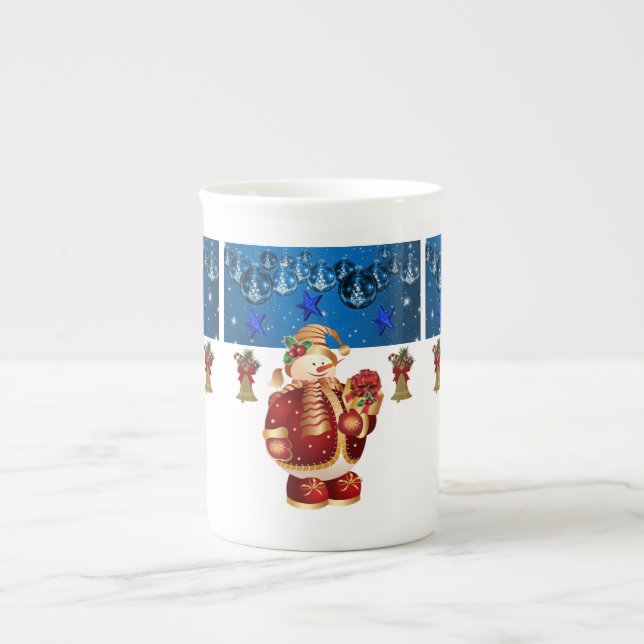 Caneca de Natal, Neve, Feliz Natal (Frente)