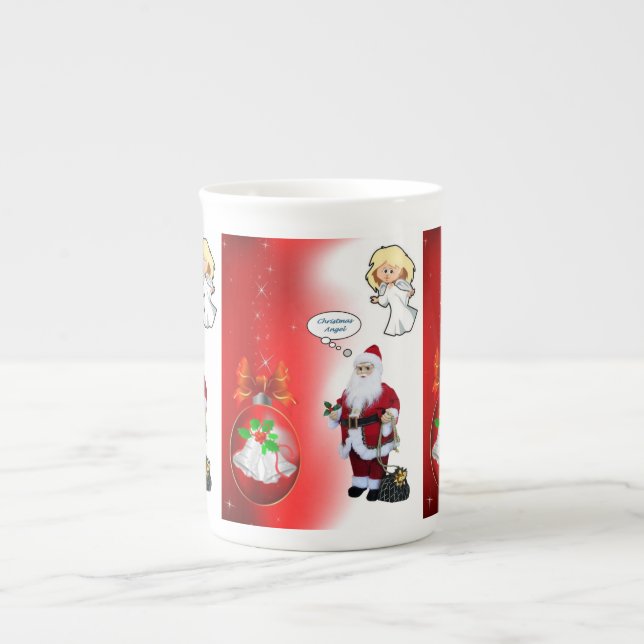 Caneca de Natal, Papais noeis (Frente)