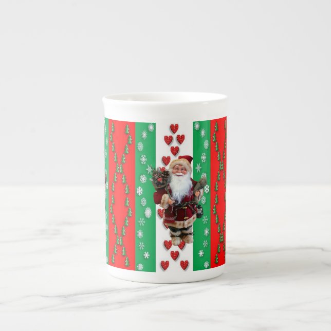 Caneca de Natal, Papais noeis (Frente)