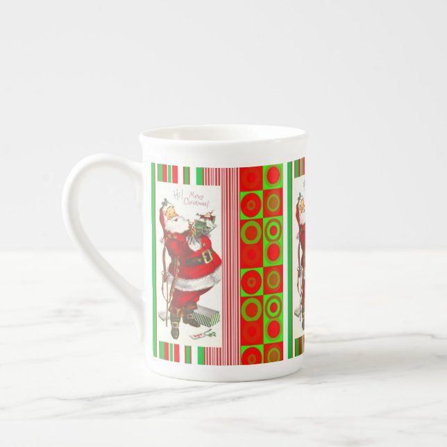 Caneca de Natal, Papais noeis, Feliz Natal (Esquerda)