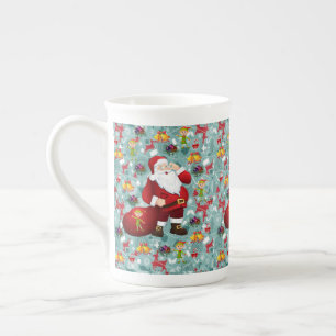 Caneca de Natal, Papais noeis, Feliz Natal