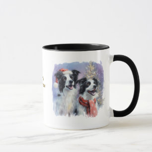 Caneca de Natal para Amantes de Cachorros