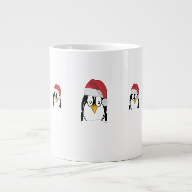 Caneca de Natal Penquins (Frente)