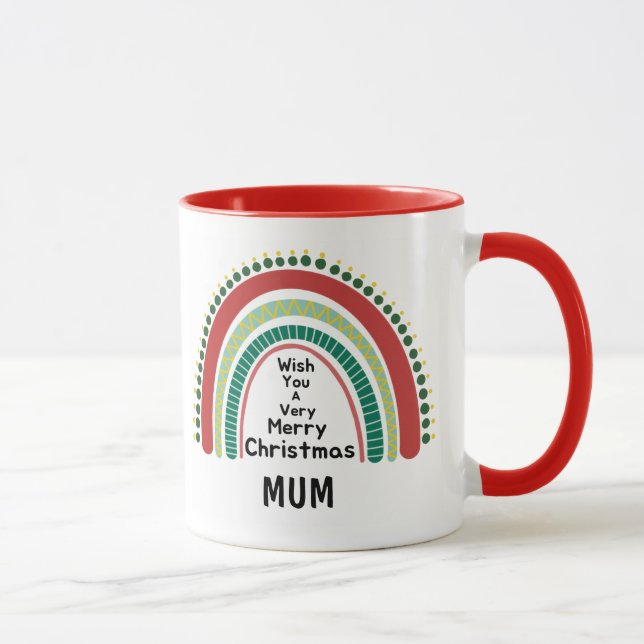 Caneca de Natal Personalizada (Direita)