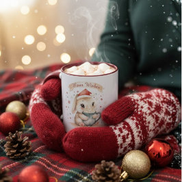 Caneca de Natal Personalizada | Férias com Nome Pe