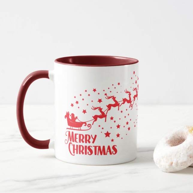 Caneca de Natal, personalizar (Com Donut)