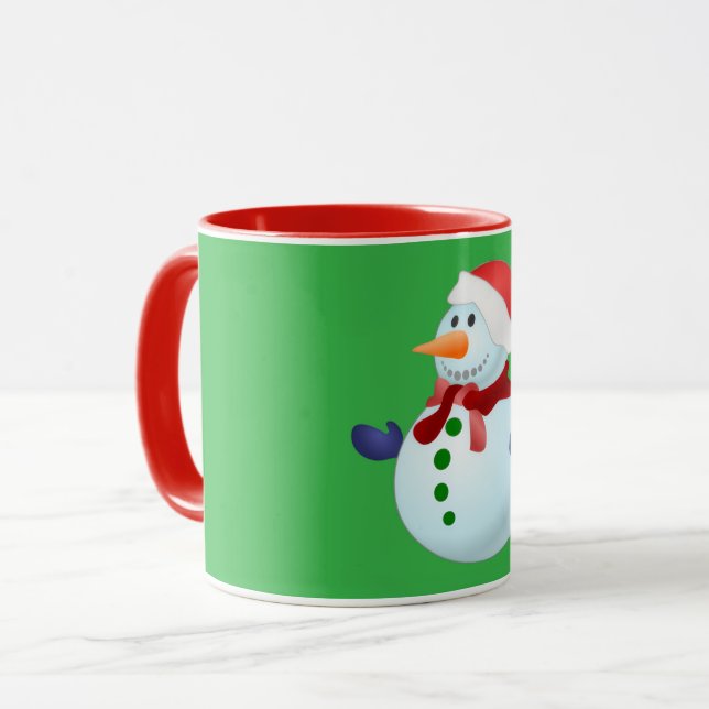 Caneca de Natal Presente para Professor (Frente Esquerda)