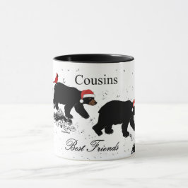 Caneca de Natal | Primos Melhores Amigos Para Semp