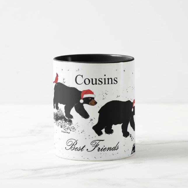 Caneca de Natal | Primos Melhores Amigos Para Semp (Centro)