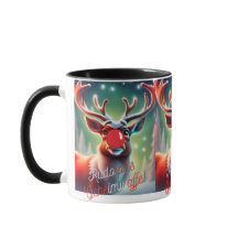 Caneca de Natal - Reeindeer Rudolph