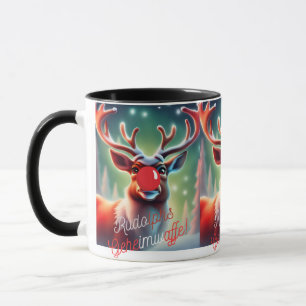 Caneca de Natal - Reeindeer Rudolph