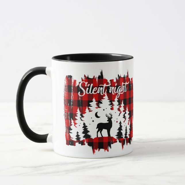 Caneca de Natal Silenciosa (Esquerda)
