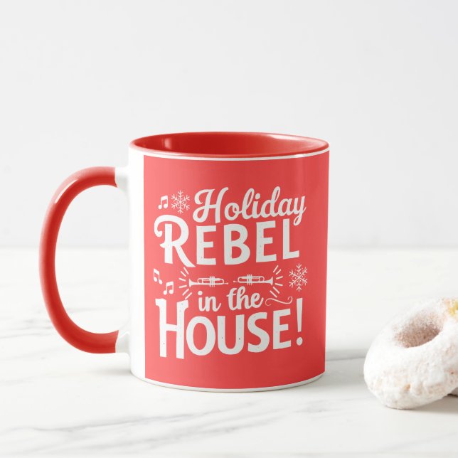 Caneca de Natal | Víblias de Natal, perfeito para  (Com Donut)