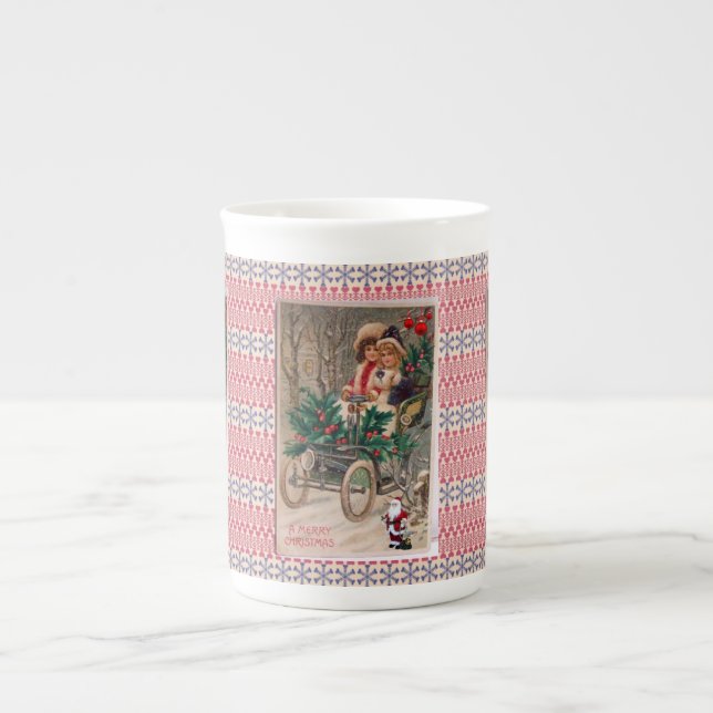 Caneca de Natal, Vintage (Frente)