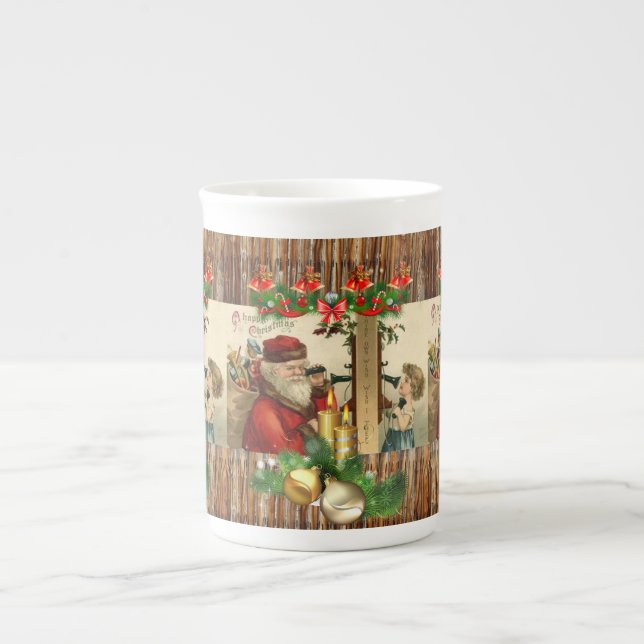 Caneca de Natal, Vintage (Frente)