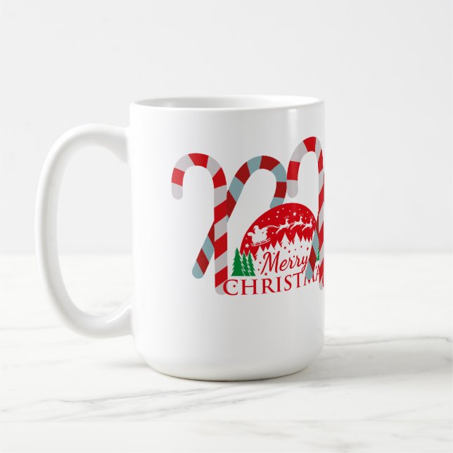 Caneca de Natal – Xícara de Café das Festas de Fim (Esquerda)