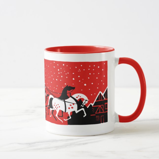 Caneca de Neve de Natal de 1940 (Direita)
