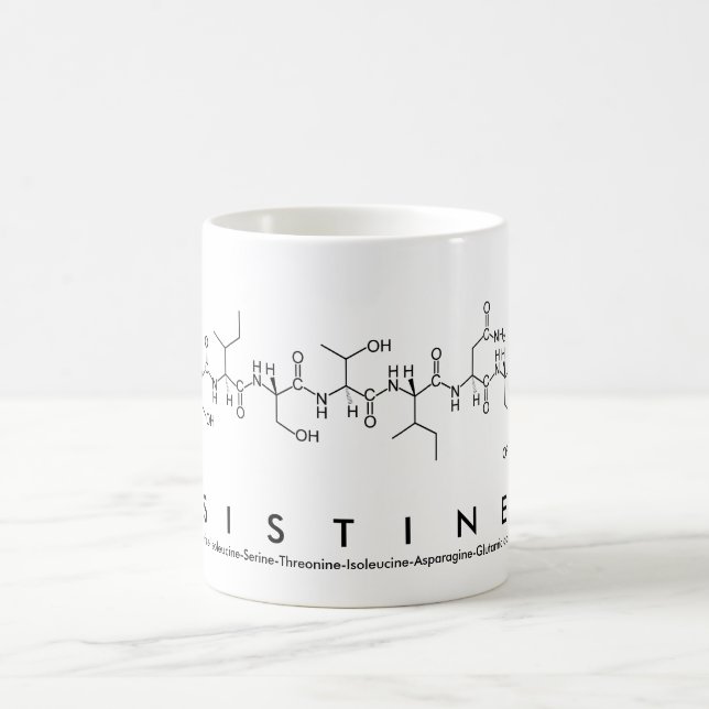 Caneca de nome peptídeo Sistino (Centro)