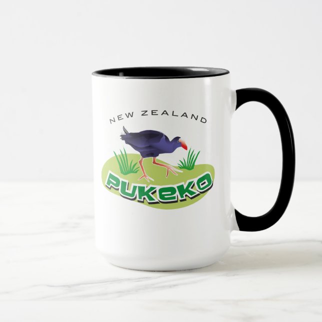 Caneca de Nova Zelândia Pukeko (Direita)