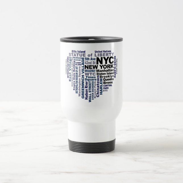 Caneca de NYC - escolha o estilo & a cor (Centro)