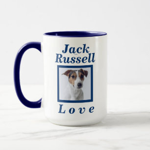 Caneca De "o presente o mais bonito do amor Jack Russell"