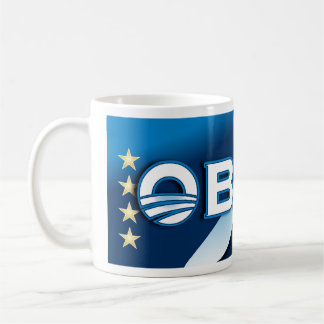 Caneca de OBAMA 2012 do voto