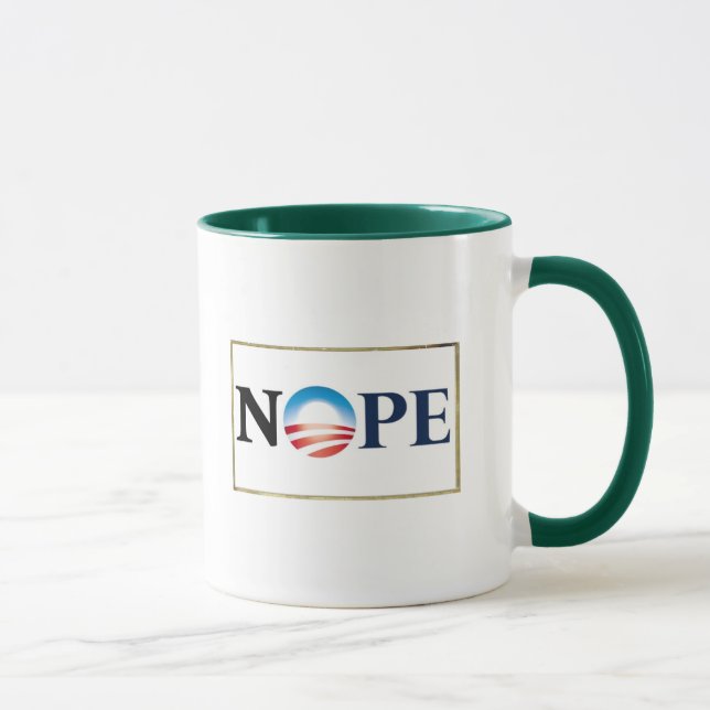 Caneca de Obama NOPE (Direita)