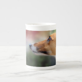 Caneca de osso de porcelana Greyhound 1