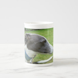 Caneca de osso de porcelana Greyhound 3