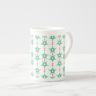 Caneca de osso de porcelana Mid Mod Garland