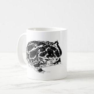 Caneca de Pacman preto e branco