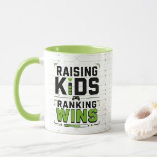 Caneca de Pai Gamer Divertido   Criando Filhos