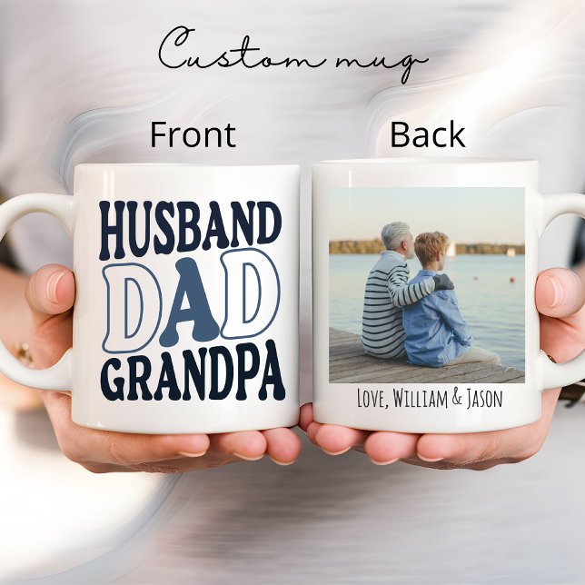 Caneca de pai personalizada, caneca de presente fo (custom photo mug, personalized dad mug, photo gift mug, Father’s Day mug, gift for dad, dad gift)