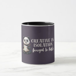 Caneca de Panda Introvertido Engraçado – Criativo