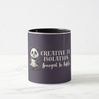 Caneca de Panda Introvertido Engraçado – Criativo