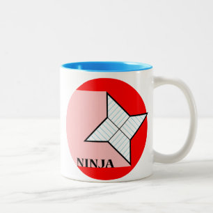 Caneca de papel da estrela de Ninja