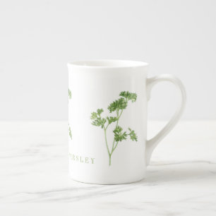 CANECA DE PARSLEY FRESH EM PORCELANA CHINA