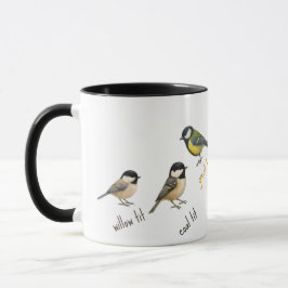 Caneca de Pássaros – Xícara de Café Aquarela de Pá