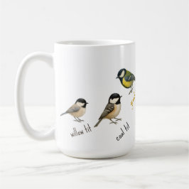 Caneca de Pássaros – Xícara de Café Aquarela de Pá