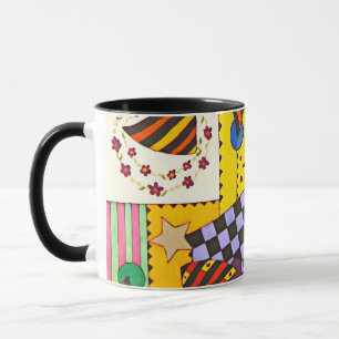 Caneca de patchwork